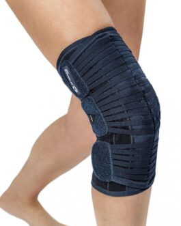 Custom Fitted M-Brace Patella Knee Stabilizer w/ Molded Hinge (LEFT) (#40)