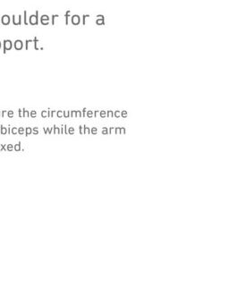 Custom Fitted Bauerfeind OmoTrain Shoulder Support, w/ Semi Rigid Silicone and Plastic D-Loop  (11071702080004)